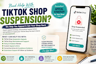 do tiktok reinstatement, tiktok shop reinstatement, fix tiktok shop suspension
