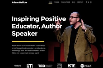 design wix public speaking training website communication presentation website