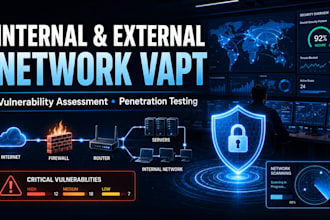 perform internal or external network vapt