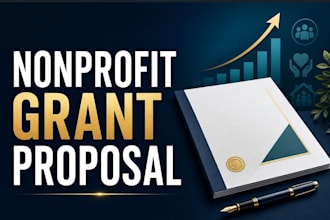 write a professional nonprofit grant proposal