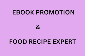 do professional ebook promotion food recipe fufu recipe