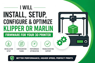 troubleshoot and optimize your klipper or marlin 3d printer firmware