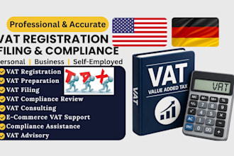 provide vat registration, vat filing, vat returns and vat compliance services