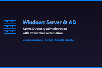 help you with active directory and windows server administration