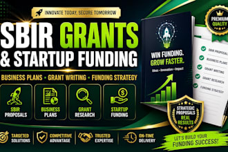 write sbir grant proposal, business plan, grant research and grant writing
