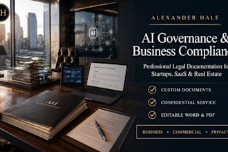 draft ai governance, real estate legal and business compliance documents
