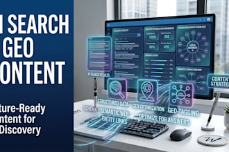 create ai search ready and GEO optimized content