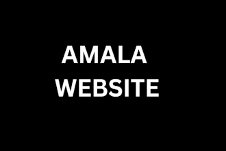 create amala website that functions