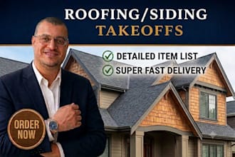 do roofing and siding material takeoff