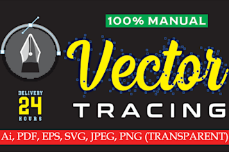 vectorize ai logo, vector tracing, redraw or convert any image to vector