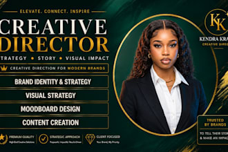 be your creative director for visual strategy and brand identity