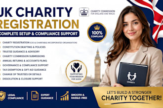 be your UK charity registration consultant for charity commission