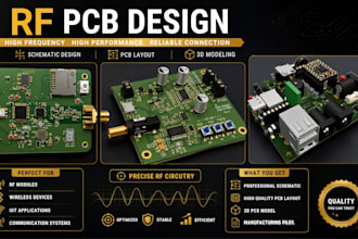 design rf pcb, antenna design high speed, high frequency, microwave wireless pcb