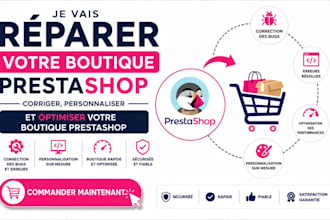 fix prestashop bugs, errors, problem, customize and optimize your store
