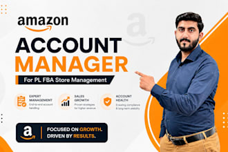 be your amazon account manager for pl fba store management