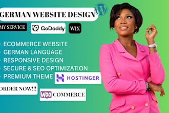 design wix website, wordpress website, german wix, wordpress website, wix velo