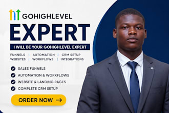 gohighlevel landing page website ghl automation virtual assistant VA dash