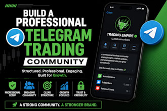 build and optimize your telegram trading community