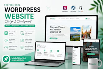 build a dynamic wordpress website with elementor pro