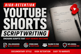 write engaging youtube shorts scripts
