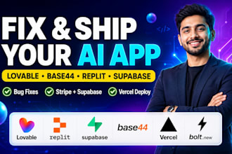fix lovable ai app fix base44 replit ai lovable saas mvp supabase ai website