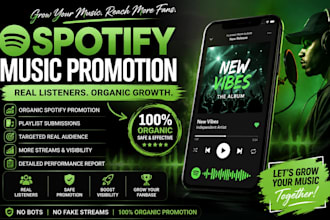 promote your spotify music to real active listeners