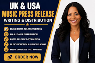 uk press release distribution USA PR distribution UK USA music press release