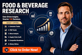 do food beverage market research and trend analysis