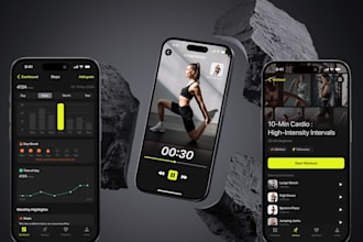 create healthcare fitness app, design fitness website