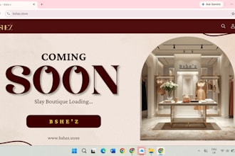 design a complete shopify store with products, apps, ads and marketing