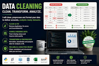 fix messy data, remove duplicates and improve data quality