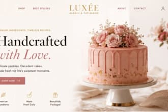 build squarespace bakery website cake shop website pastry dessert website