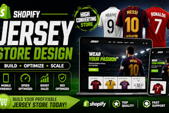 design premium shopify store football jersey jersey website jersey shopify store