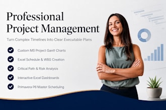 create dynamic gantt chart and ms project schedule
