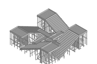 create a 3d architectural model in rhino