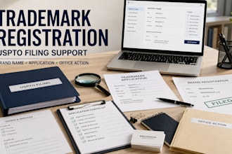 file trademark registration, uspto filing, brand name registration office action