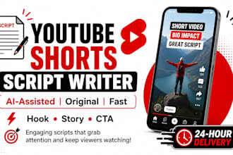 write engaging youtube shorts scripts using ai