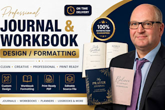do journal design, journal formatting, planner design, workbook, amazon kdp