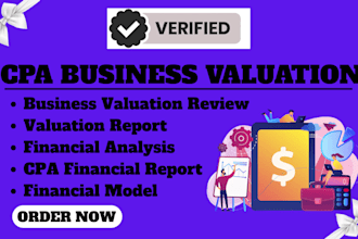 409a business valuation investment analysis dcf financial model plans projection