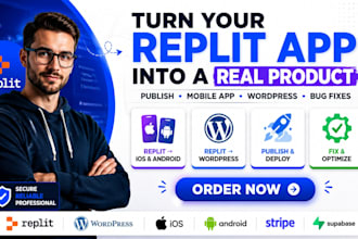 publish replit app to ios android migrate replit to wordpress fix replit ai