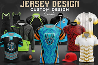 design jersey, custom, esports, hoodie and full sublimation