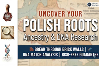 do polish genealogy research, brick walls, dna matches, risk free