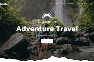 design squarespace travel agency website vacation planner tourism booking site
