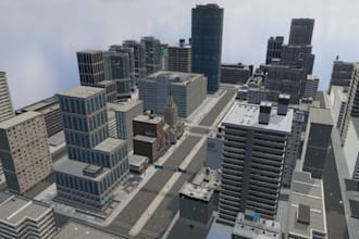 do a roblox map, roleplay or simulator roblox game environment in roblox studio