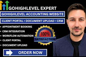 create gohighlevel accounting website ghl client portal document upload