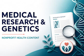 write evidence based medical and scientific research content