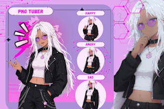 create a custom anime pngtuber for streaming and content creation