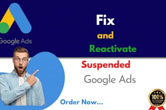fix and reactivate google ads account suspended for suspicious payment issues