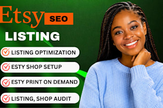 do esty print on demand, redesign esty, store esty product uploading seo listing