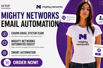 setup mighty networks churn email system flow mighty networks automated digest